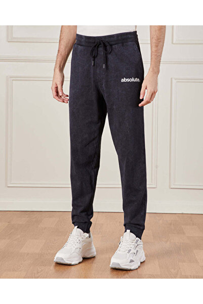 REDTAG بنطال رياضي أسود للرجال