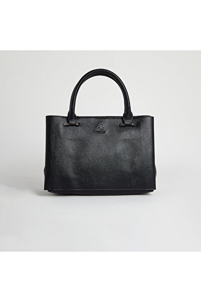 Beverly Hills Polo Club Tote Bag with Zipper and Detachable Strap