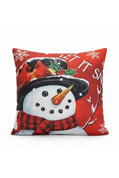 OEM Decorative Christmas pillowcase, with inner zipper, polyester, 6220-2503