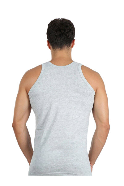 alfa expres Clothing Men's Combed Cotton Undershirt Gray