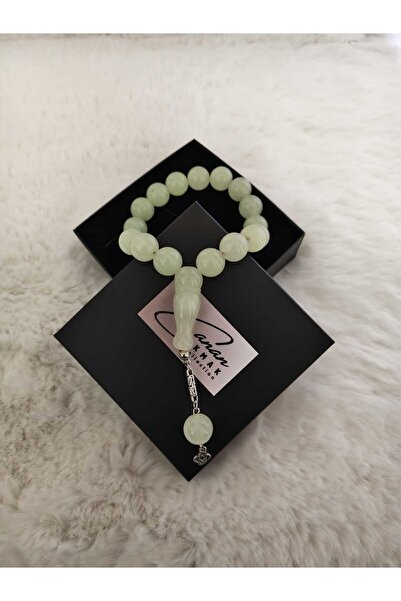 CANAN ÇAKMAK Kedi Gözü Fosforlu Iri Boy Maskot Efe Boy Tesbih