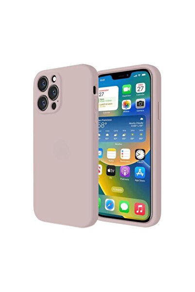 StarMobile Husa iPhone cu protectie cameră completă roz nisipos - iPhone 15 Pro Max