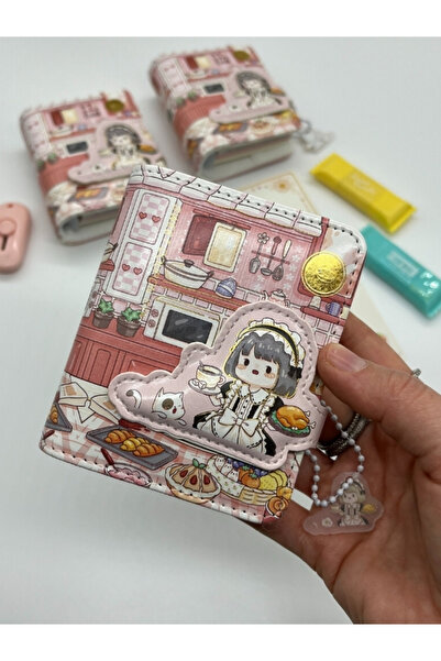 Kağıt Gemi Dükkan Lovely Kitchen Sevimli Kız Mini Planlayıcı Spiralli Defter/...