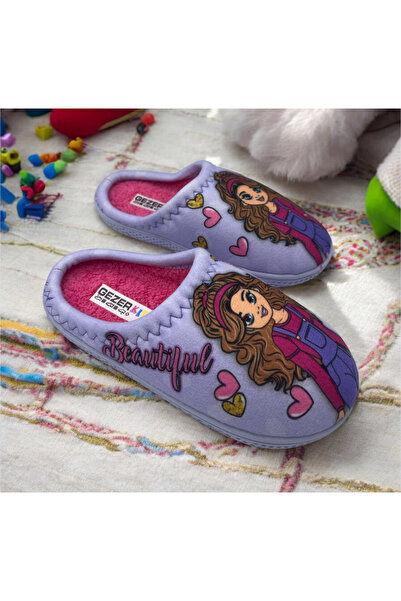 GEZER Girls' Towel House Slippers.Winter Towel House Slippers.Kids' Slippers.