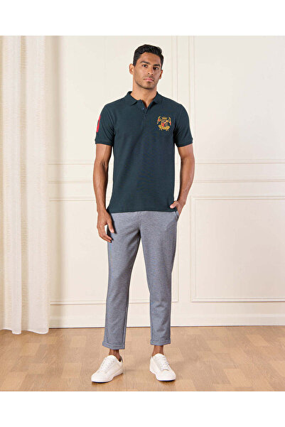 REDTAG Men Grey Smart Track Pants