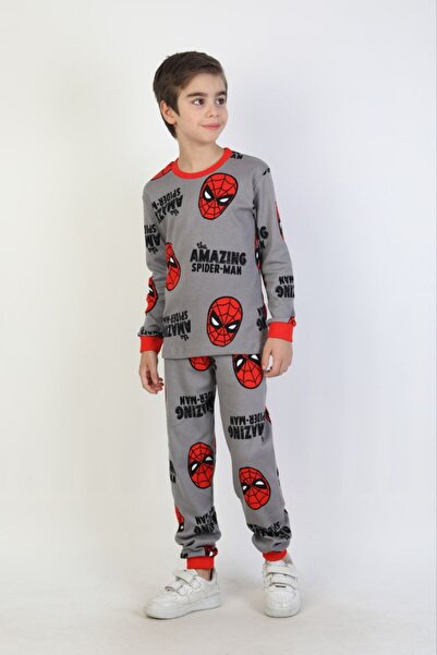 bunny hopp Boys' Long Sleeve 100% Cotton Interlock Fabric Cuffed Pajama Set