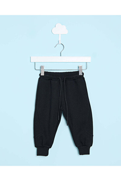 REDTAG بنطال رياضي أسود للأولاد الرضع