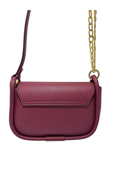 Armine Stylish Burgundy Modern Bag with Shoulder Strap Convenient Bag