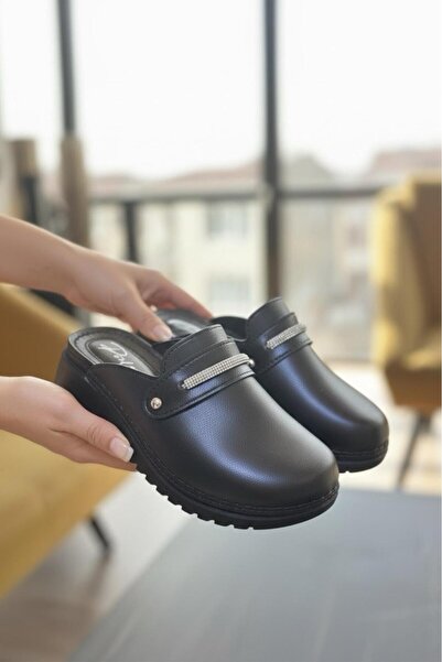 Oksit Prl 3103 Stoned Orthopedic Soft Lightweight Sole Daily Mother Women's Slippers