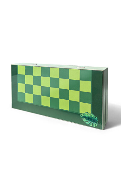 Biggdesign Backgammon Set with Dice and Checkers | Magnetic Lock MDF Foldable Case