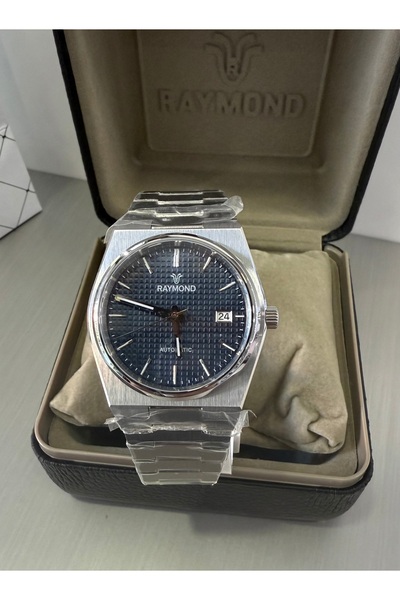 Raymond Japanese Automatic Men's Wristwatch with Navy Dial