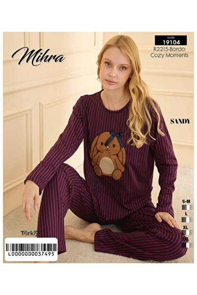 Mihra 19104 Women's Long Sleeve Pajama Set