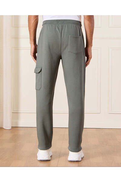 REDTAG Men Grey Cargo Jogger