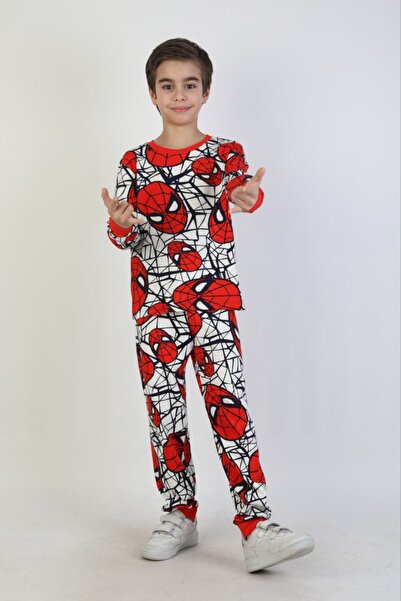 bunny hopp Boys' Long Sleeve 100% Cotton Interlock Fabric Cuffed Pajama Set