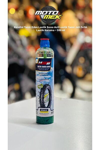 Motomek Bisiklet Lastik Koruma Jeli Kendini Tamir Eden Sıvı 500 ml