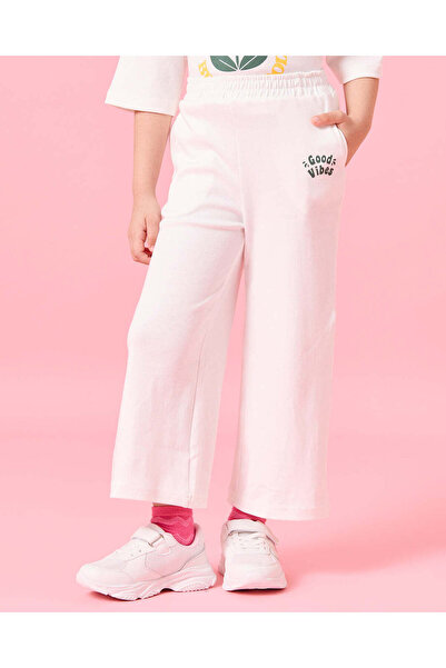 REDTAG Girls Ivory Printed Active Pants