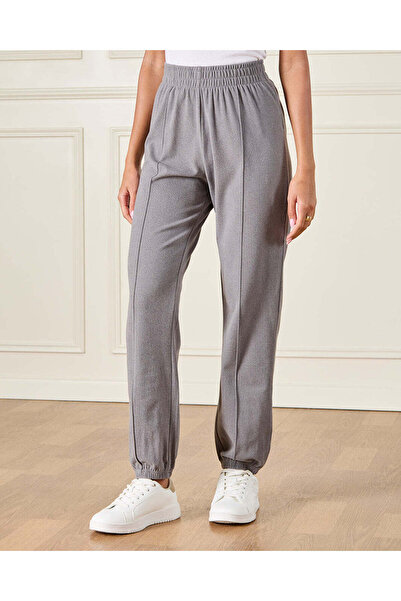 REDTAG Women Grey Jogger Active Pants
