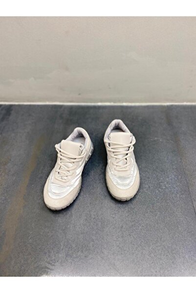 DİVA Gümüş Paraşüt Kumaş Kadın Günlük Spor