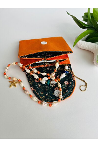 Fynbos Premium Handmade Linen Fabric Mini 3 Compartment Wallet 11X9 cm – Multi-Purpose Women's Accessory