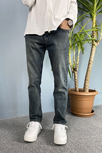 Alışveriş Sokağı Blue Jean - Denim Pants Distressed Fit Cut