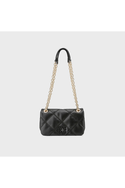 Nine West حقيبة كتف مبطنة بمقبض علوي مع قفل مغناطيسي وحزام سلسلة