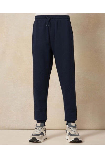 REDTAG Senior Boys Navy Plain Active Pants