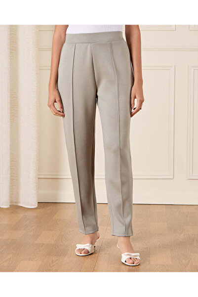 REDTAG Women Green Smart Trouser