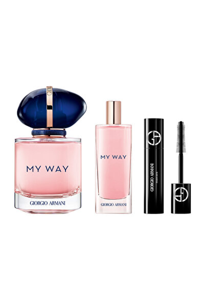 Giorgio Armani My Way EDP 30 ml & 15 ml & Mini Vertigo Lift Maskara Kadın Par...