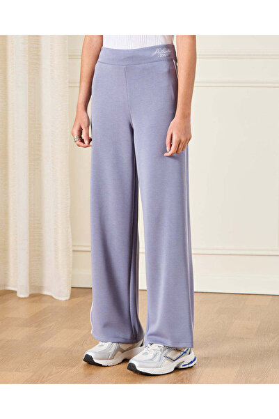 REDTAG Senior Girls Grey Wide Leg Active Pants