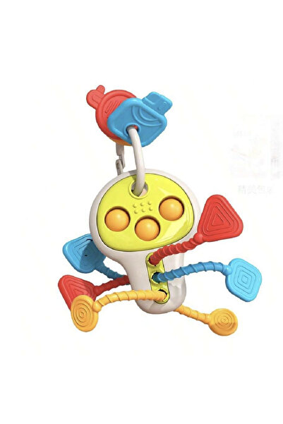 Krista Jucărie senzorială multifuncțională pentru bebeluși, chei educative