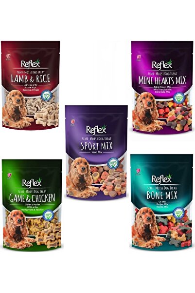Reflex Semi Moist Karışık Köpek Ödül Maması 150 Gr X 5 Paket