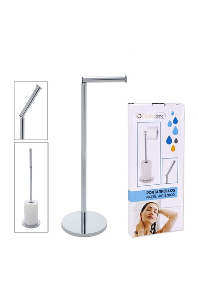 Confortime Κάθετη θήκη χαρτιού υγείας από ανοξείδωτο ατσάλι – μοντέρνος και α...