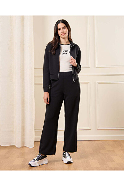 REDTAG Women Black Wide leg Active Pants