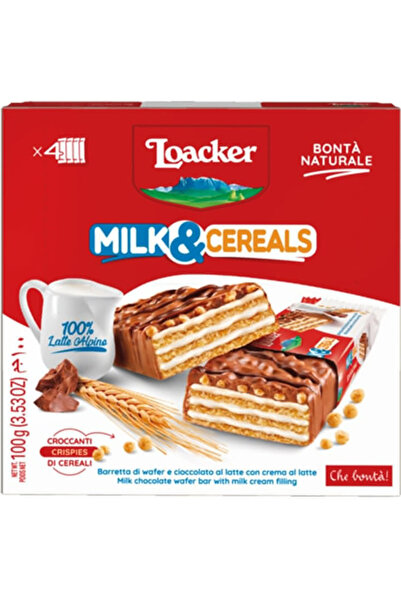 Loacker Milk & Cereals 4x25g