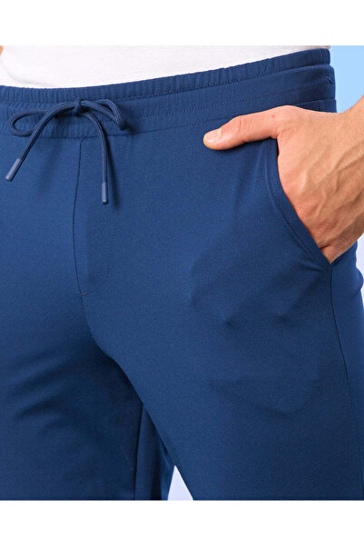 REDTAG Men Navy Track Pant