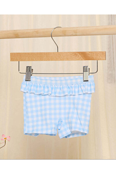 REDTAG Infant Girls Blue And Pink Floral Shirt Swimwear Set (2 Piece)