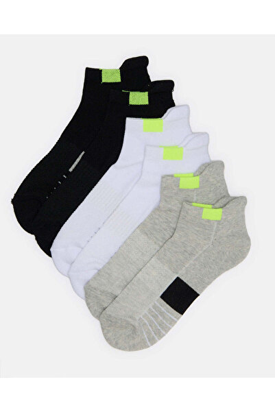 REDTAG جوارب رجالية متنوعة بطول الكاحل (3 أزواج)