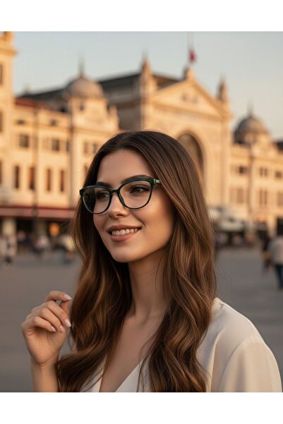 Makro Optik Women's Jasmin Blue Light Protection Screen Glasses Green