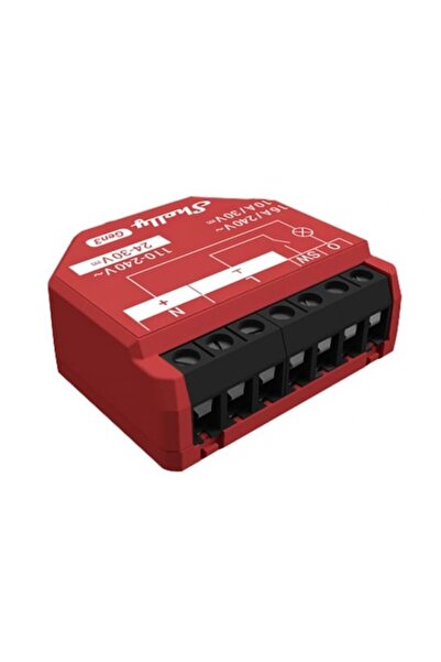 Shelly 1PM GEN3 Smart Relay, 1 Channel, 16A, WiFi, Power Monitoring