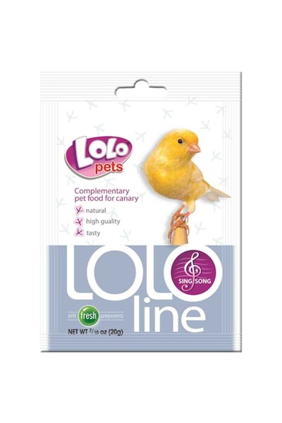 Lolo Pets Amestec de lanolină pentru canari Sing-Song, 20 g