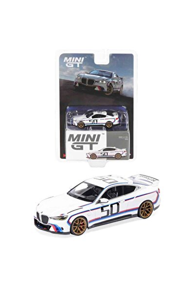 mini gt 1:64 Bmw 3.0 Csl White Diecast Model Car