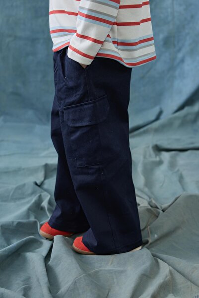 Tics Темно-сині штани карго