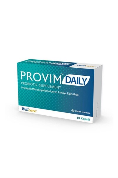 Wellcare Provim Daily Probiyotik Takviye Edici Gıda 30 Kapsül
