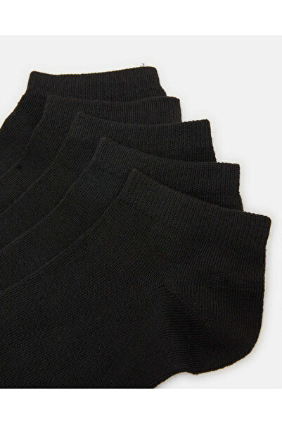 REDTAG Men Black Plain Socks Set (Pack of 10)