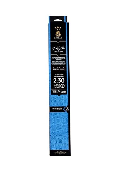 Amber Gems Premium Incense Sticks – Long Lasting Oud Fragrance Pack (10 Sticks)