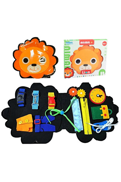 Creative World Toys Carte senzorială cu activități din pâslă - Leo