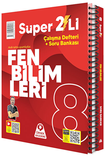 Örnek Akademi Yayınları Örnek Akademi 8. Sınıf Süper İkili Fen Bilimleri Seti