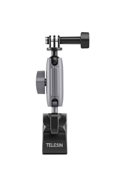 TELESIN Suport universal cu clemă pentru tubul ghidonului pentru camere de acțiune (aluminiu)