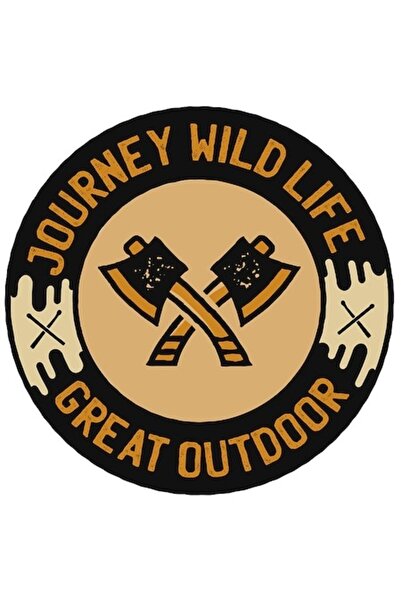 OEM Autocolant cu mesaj Journey Wild Life Great Outdoor, multicolor, bordură ...