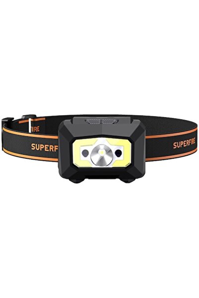 Supfire Lanternă frontală LED X30 reîncărcabilă 5W 500 lm, senzor de mișcare,...